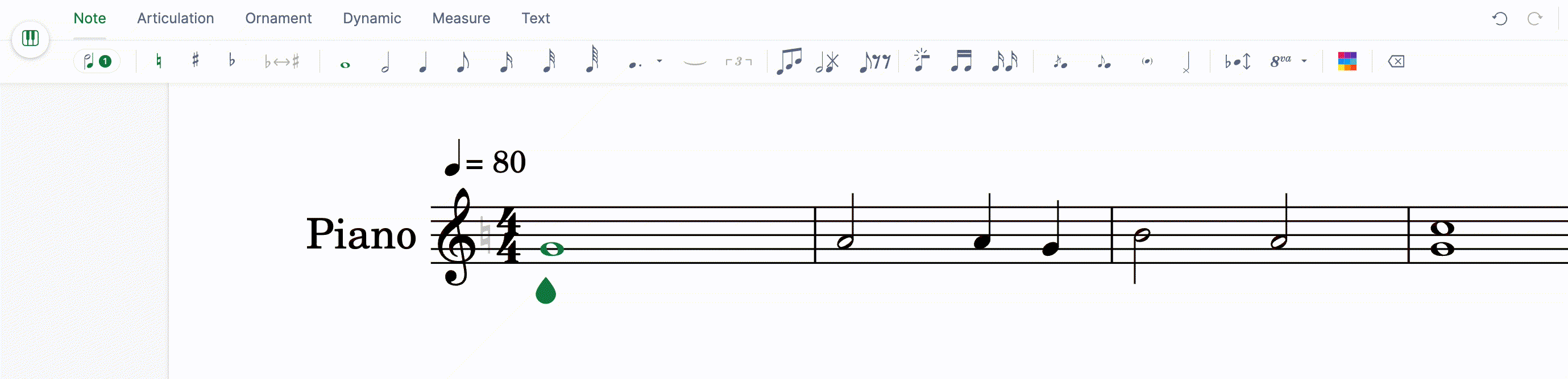 Notas con puntillo