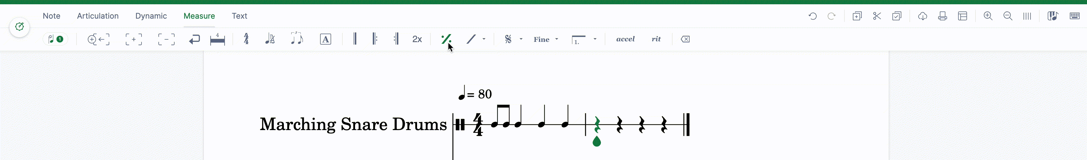 Repetición de Compás