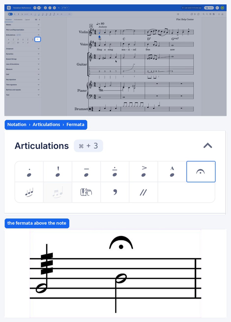 Add/Remove fermata