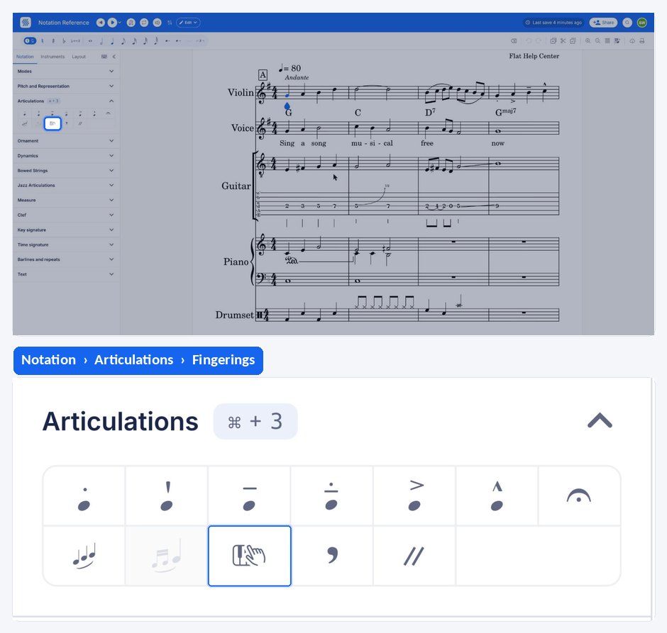 Chord fingering