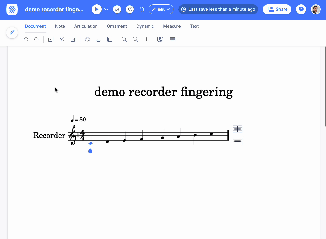 Opening Instrument Settings