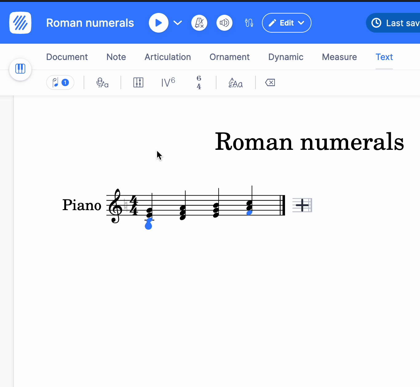 Changing the roman numerals input system