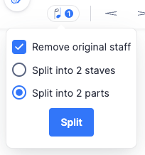 Split Staff options