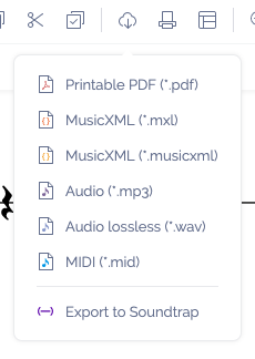 Export file as MP3