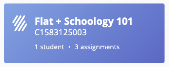 Automatic rostering from Schoology