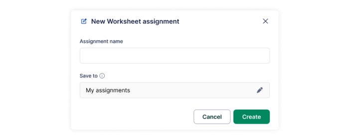 Name Your Worksheet